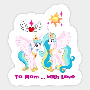 To Mom ... With Love Sticker